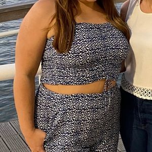 Two piece Pink Lily summer outfit